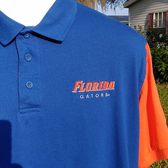 Gator UF Mens Polo by Champs Sports Blue Orange LG